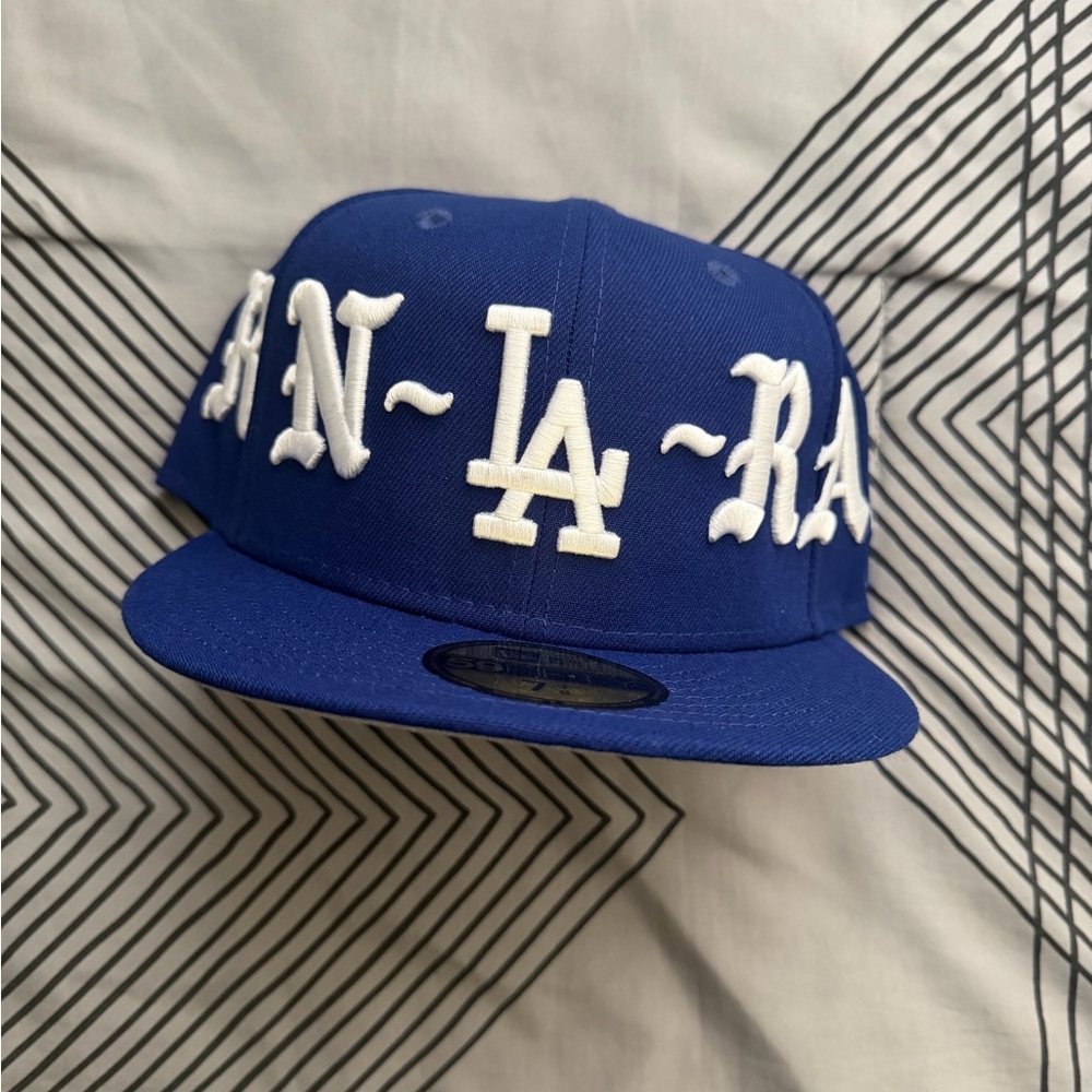 Dodgers x Born X Raised - New Era Fitted Cap with White Logo